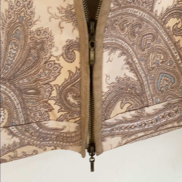 Jax Paisley full zip Moto jacket, size 14 - Picture 12 of 16